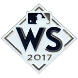 Houston Name & World Series Jersey Patch - Home White - Double Mat 1