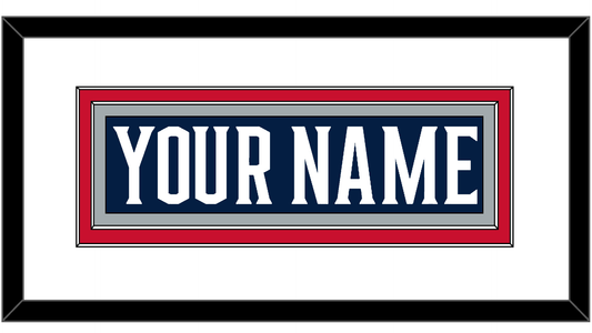 Columbus Nameplate - Home Navy Blue - Signature Tier 1
