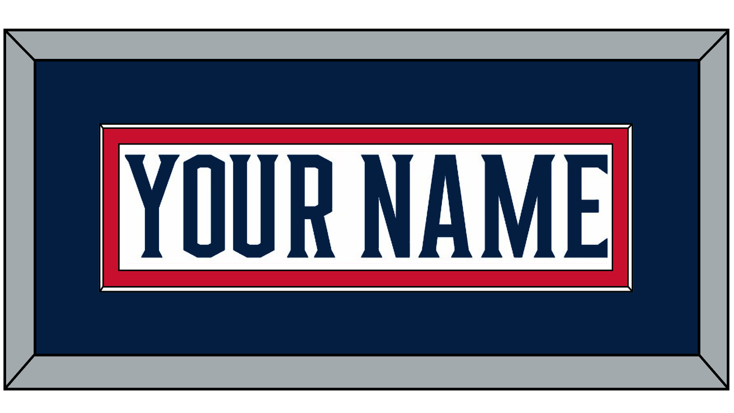Columbus Nameplate - Road White (2017-2022) - Essential Tier 2