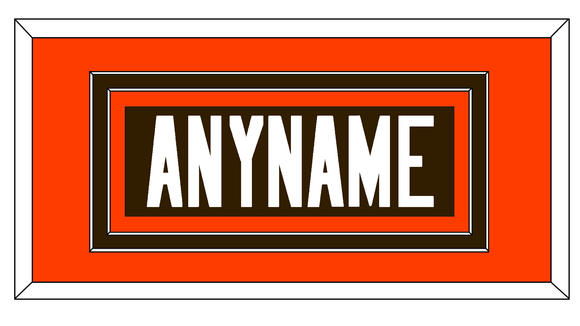 Cleveland Nameplate - Home Brown - Double Mat 4