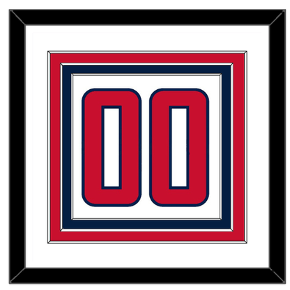 Washington Number (Back) - Road White - Premier Tier 1