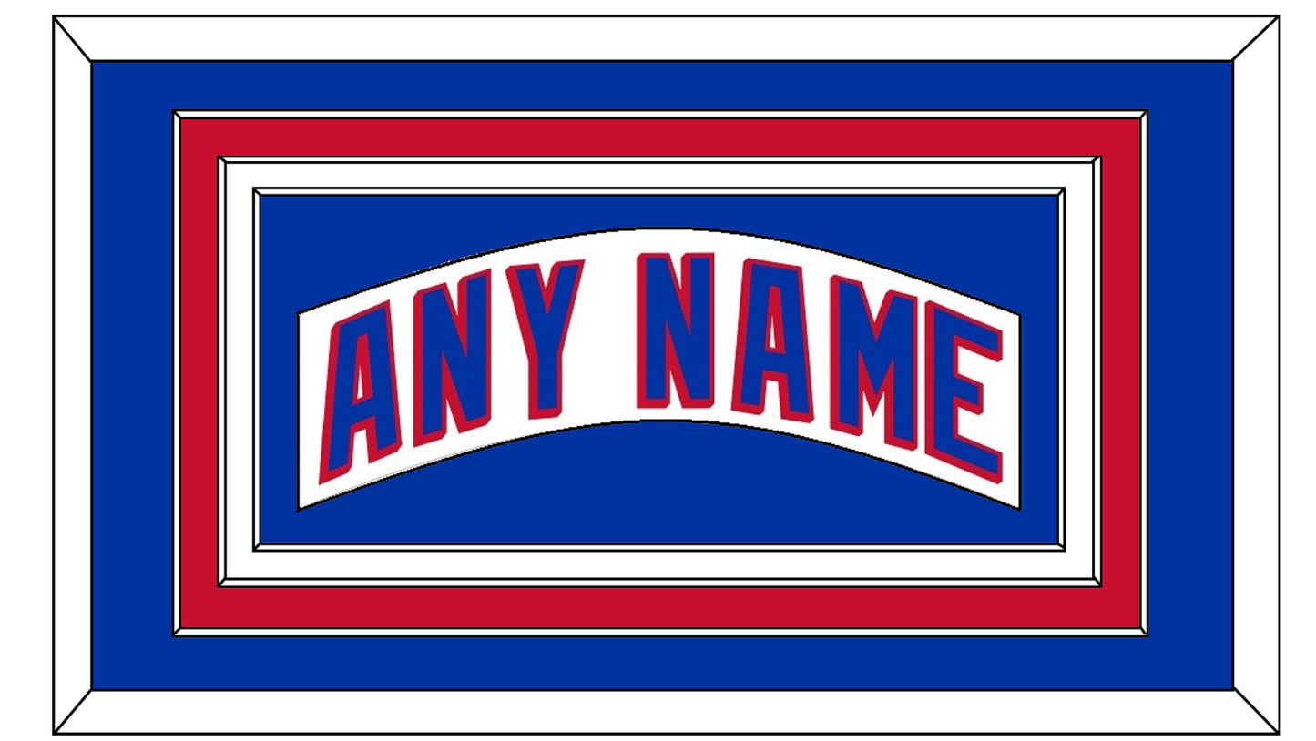 New York Nameplate - Home White (1990-2004) - Premier Tier 2