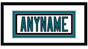 San Jose Nameplate - Road White (2017-2022) - Double Mat 1