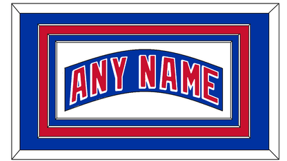 New York Nameplate - Home Blue - Premier Tier 2