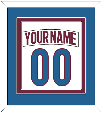 Colorado Nameplate & Number (Back) Combined - Road White - Signature Tier 4