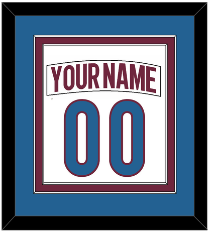 Colorado Nameplate & Number (Back) Combined - Road White - Signature Tier 4
