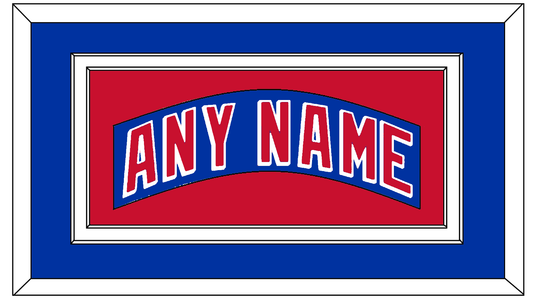 New York Nameplate - Home Blue - Signature Tier 2