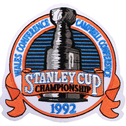 Pittsburgh Nameplate, Number (Shoulder) & 2 Stanley Cup Finals Patches - Road White (2007-2016) - Premier Tier 1