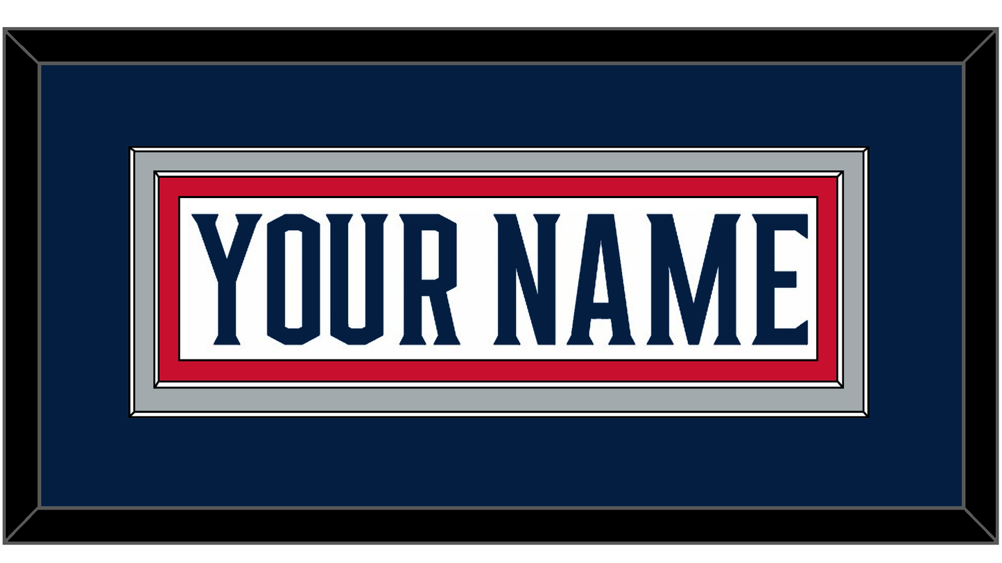Columbus Nameplate - Road White (2017-2022) - Signature Tier 2