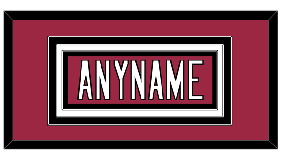 Arizona Nameplate - Home Red - Triple Mat 2