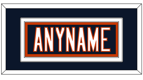 Chicago Nameplate - Home Blue - Double Mat 2