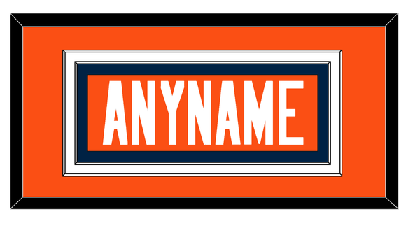 Denver Nameplate - Home Orange - Double Mat 2