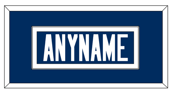 Indianapolis Nameplate - Home Blue - Single Mat 1