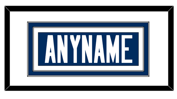 Indianapolis Nameplate - Home Blue - Double Mat 1