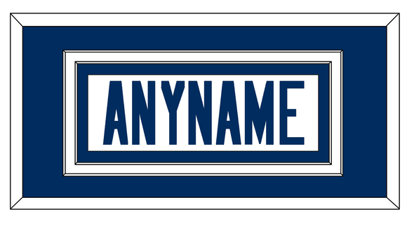 Indianapolis Nameplate - Road White - Double Mat 1