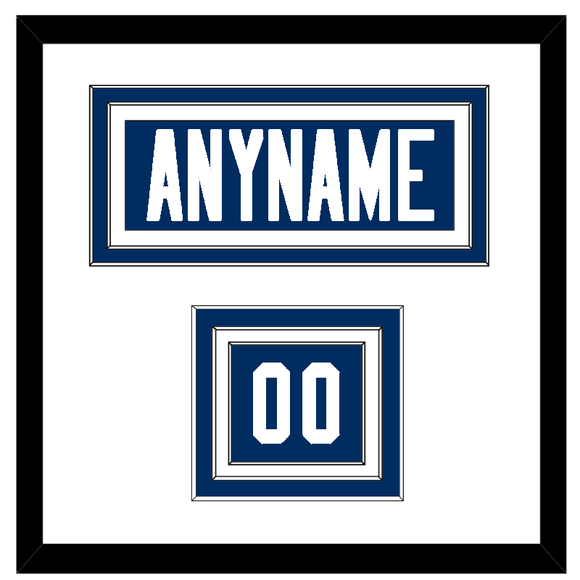 Indianapolis Nameplate & Number (Shoulder) - Home Blue - Triple Mat 1