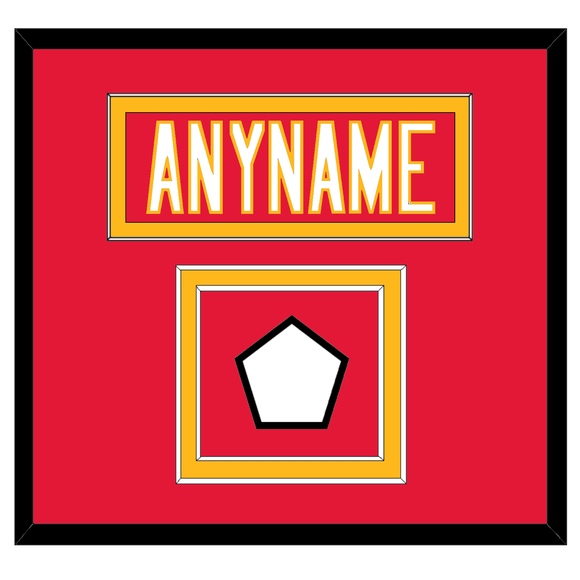 Kansas City Nameplate & Jersey Logo Patch - Home Red - Double Mat 2