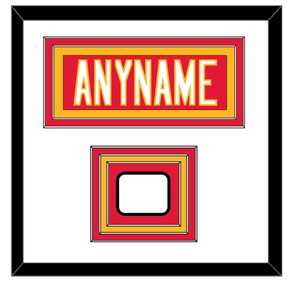 Kansas City Nameplate & Jersey Logo Patch - Home Red - Triple Mat 1