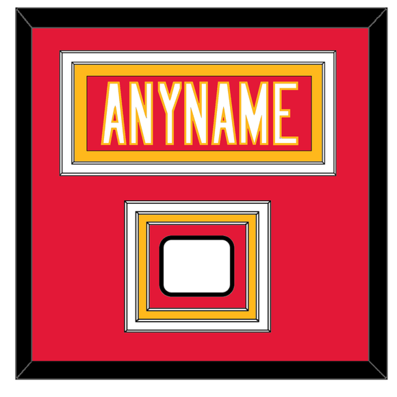 Kansas City Nameplate & Jersey Logo Patch - Home Red - Triple Mat 2