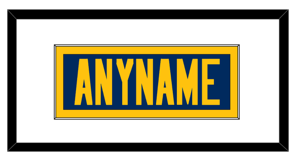 Los Angeles Nameplate - Alternate Navy Blue - Single Mat 1