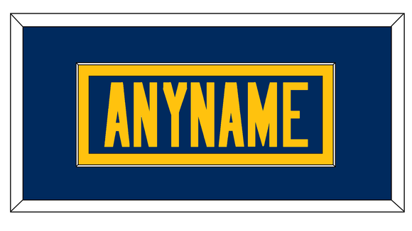 Los Angeles Nameplate - Alternate Navy Blue - Single Mat 2