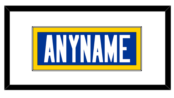Los Angeles Nameplate - Home Blue - Single Mat 1