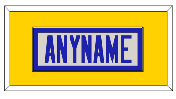 Los Angeles Nameplate - Alternate Bone - Single Mat 3