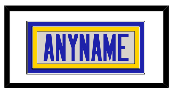 Los Angeles Nameplate - Alternate Bone - Double Mat 1