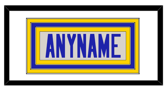 Los Angeles Nameplate - Alternate Bone - Triple Mat 2