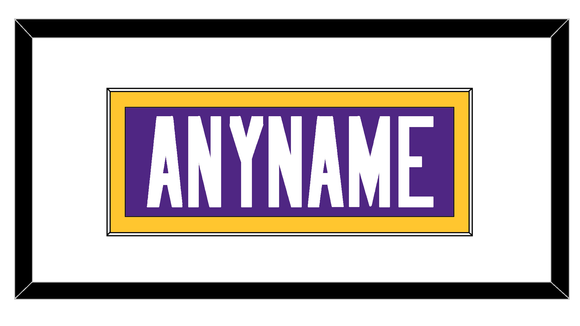 Minnesota Nameplate - Home Purple - Single Mat 1