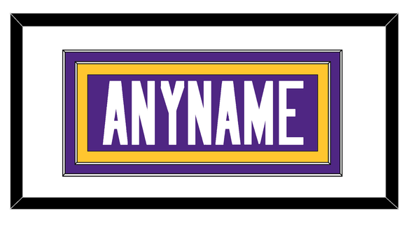 Minnesota Nameplate - Home Purple - Double Mat 1
