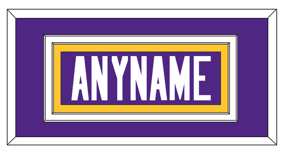 Minnesota Nameplate - Home Purple - Double Mat 2