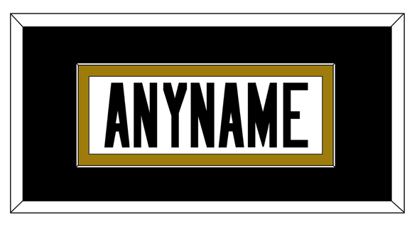 New Orleans Nameplate - Alternate White - Single Mat 2