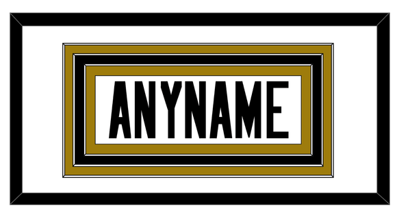 New Orleans Nameplate - Alternate White - Triple Mat 1