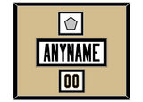 New Orleans Nameplate & Number (Shoulder) With Super Bowl XLIV Jersey Patch - Road White - Double Mat 2