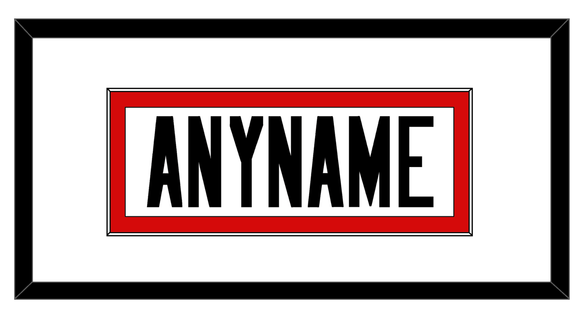 Tampa Bay Nameplate - Road White - Single Mat 1