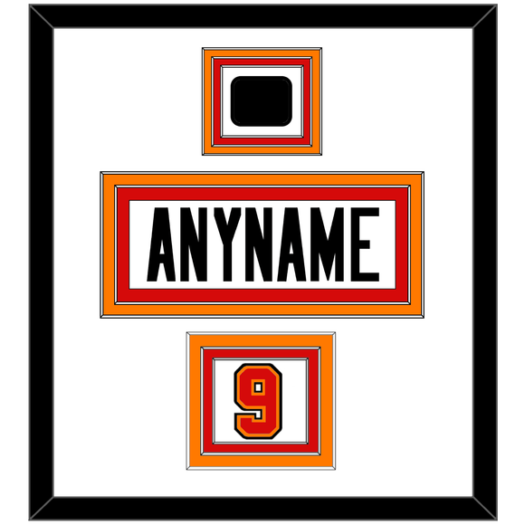 Tampa Bay Nameplate, Number (Shoulder) & Logo Jersey Patch - Road White - Triple Mat 1