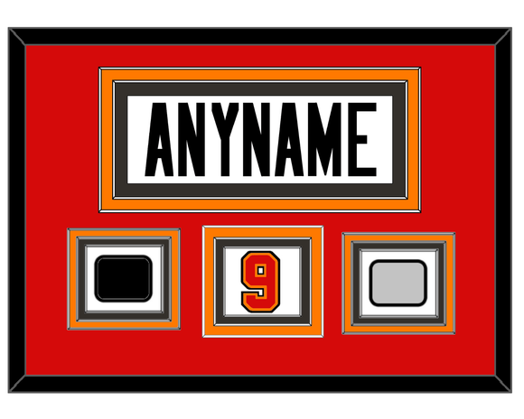 Tampa Bay Nameplate, Number (Shoulder), Super Bowl LV Jersey Patch & Team Logo Patch - Road White - Triple Mat 2