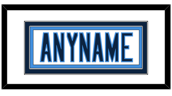 Tennessee Nameplate - Road White - Double Mat 1