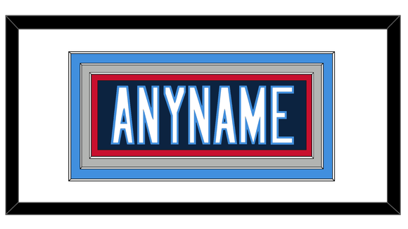 Tennessee Nameplate - Home Blue - Triple Mat 2