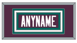 Anaheim Nameplate - Road Purple (1993-2006) - Triple Mat 2