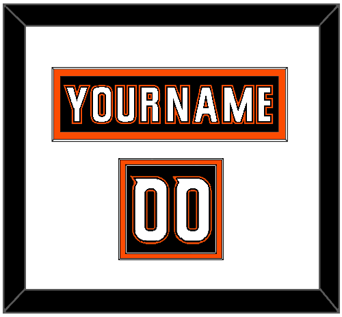 Anaheim Nameplate & Number (Shoulder) - Home Black (2014-2024) - Signature Tier 1
