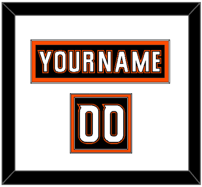 Anaheim Nameplate & Number (Shoulder) - Home Black (2014-2024) - Signature Tier 1