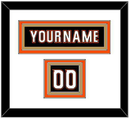 Anaheim Nameplate & Number (Shoulder) - Home Black (2014-2024) - Premier Tier 1