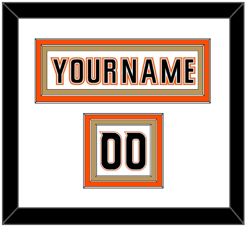 Anaheim Nameplate & Number (Shoulder) - Road White (2014-2024) - Premier Tier 1