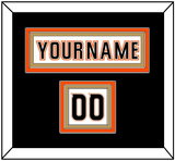 Anaheim Nameplate & Number (Shoulder) - Road White (2014-2024) - Triple Mat 2