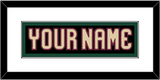 Arizona Nameplate - Home Black - Single Mat 1