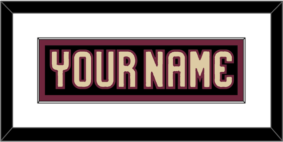 Arizona Nameplate - Home Black - Single Mat 2