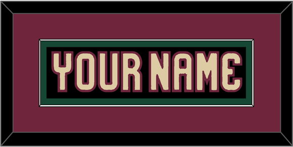 Arizona Nameplate - Home Black - Single Mat 3