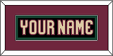 Arizona Nameplate - Home Black - Single Mat 3
